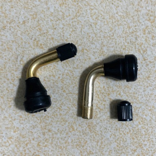 Mtsooning 2pcs Tubeless Tyre Valve Stems For Electric Scooter Bike PVR60 45 Degree Air Tyre Valve Stem For Motorcycle Dirt Bikes